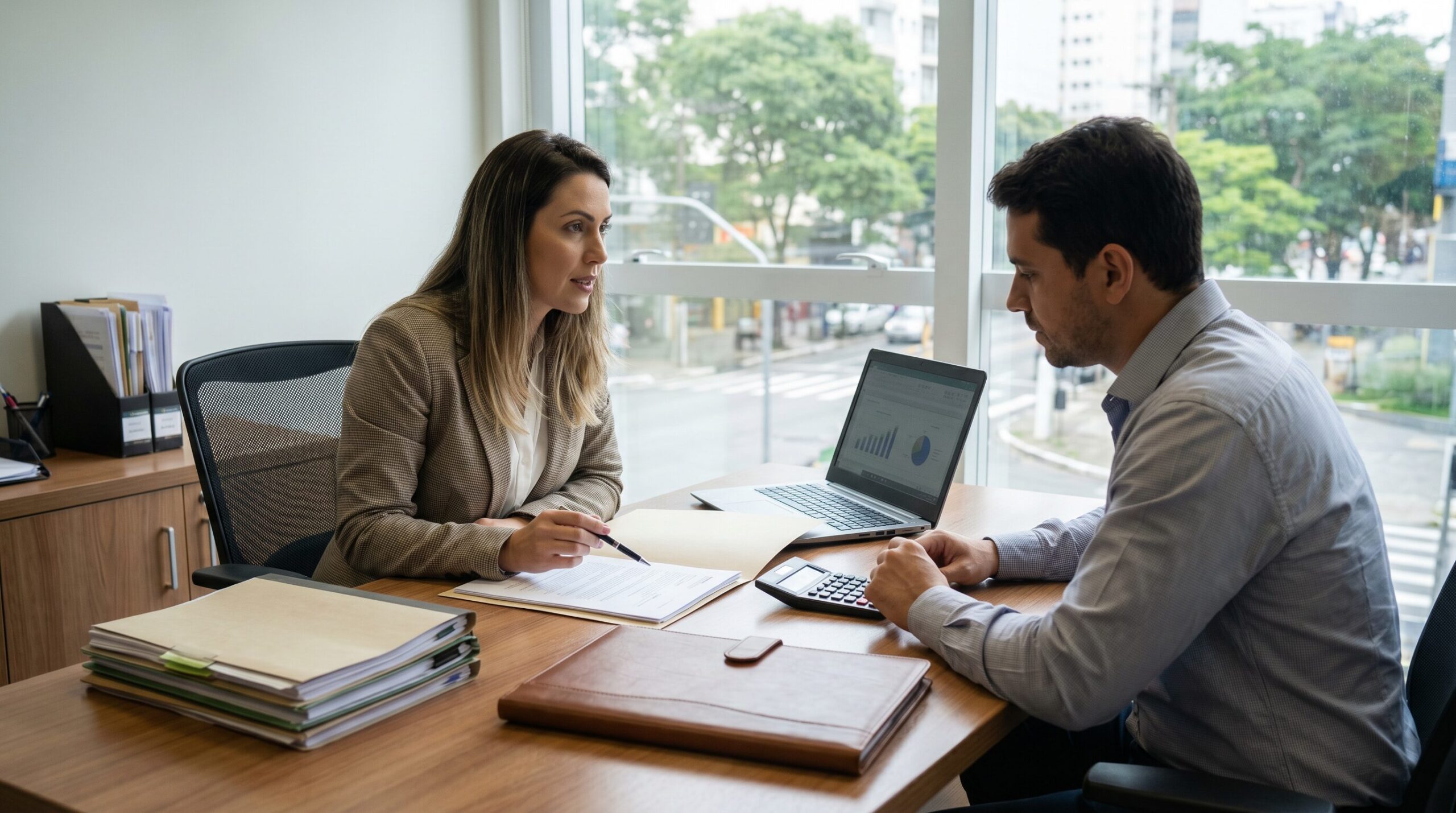 Atendimento consultivo sobre financiamento imobiliário
